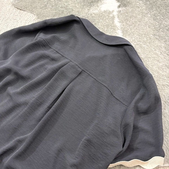 Rick Rack Button Down Blouse Medium - Picture 6 of 10